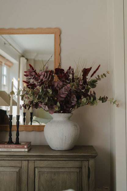 Darcy Antique White Vase