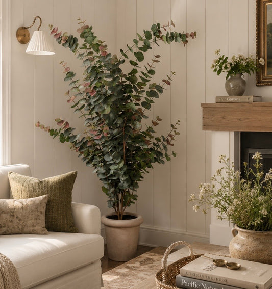 Touch of Blush Eucalyptus Tree in Pot