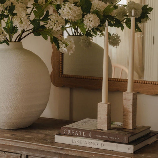 Set of 2 Travina Candle Holders