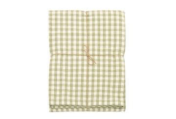 Gingham Tablecloth - Pale Olive