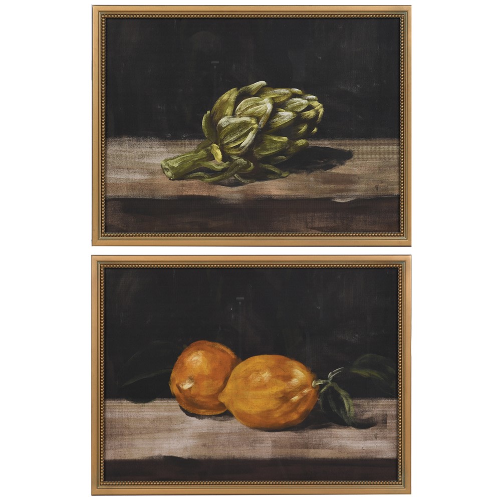 Set of 2 Harvest Still Life