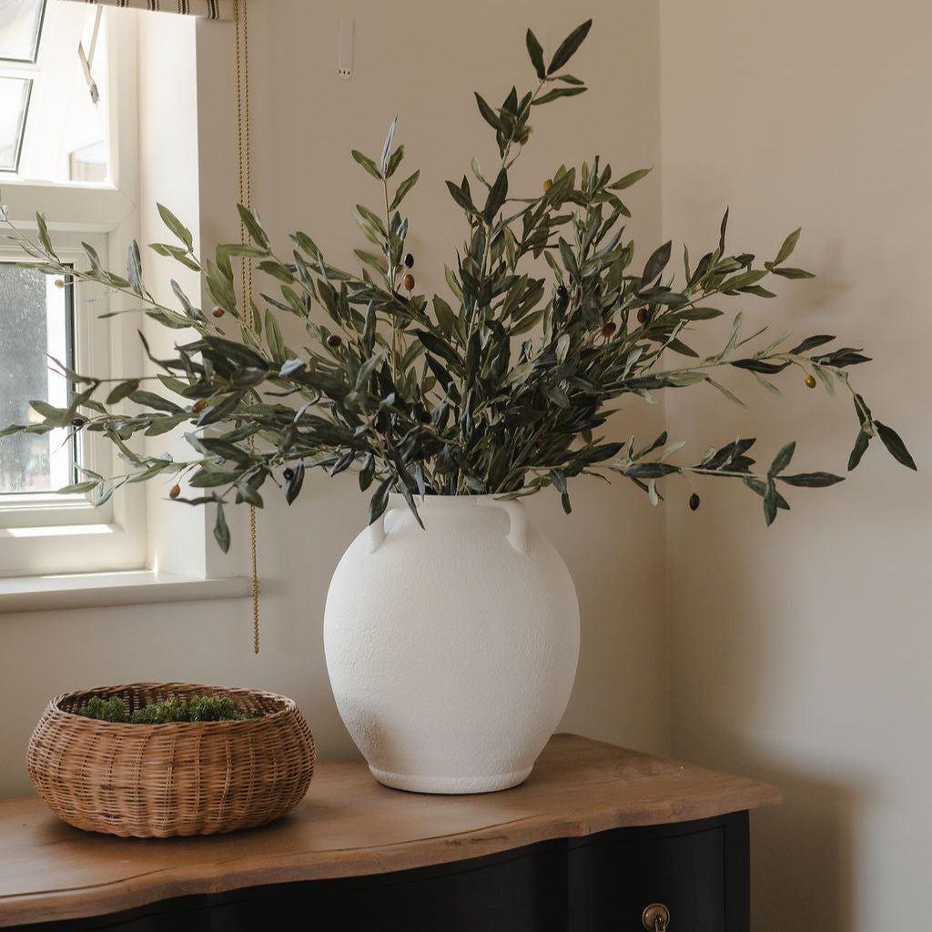 Real Touch Faux Olive Stems