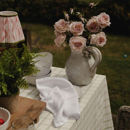 Set of 4 White Napkins