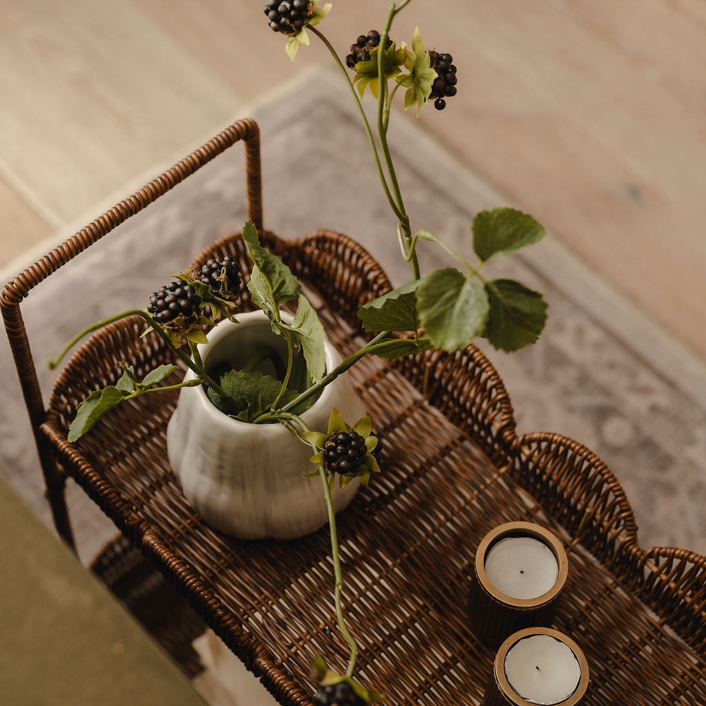 Ashford Faux Rattan Tiered Shelves