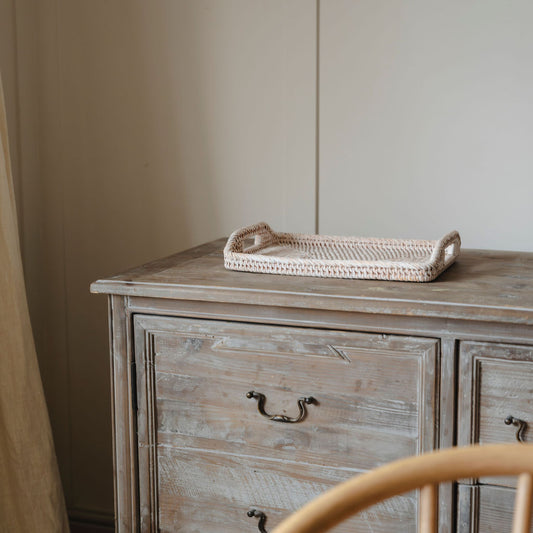 (Slight Seconds) Rattan Tray