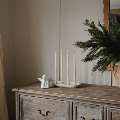 Ceramic Four-Candle Centrepiece Holder