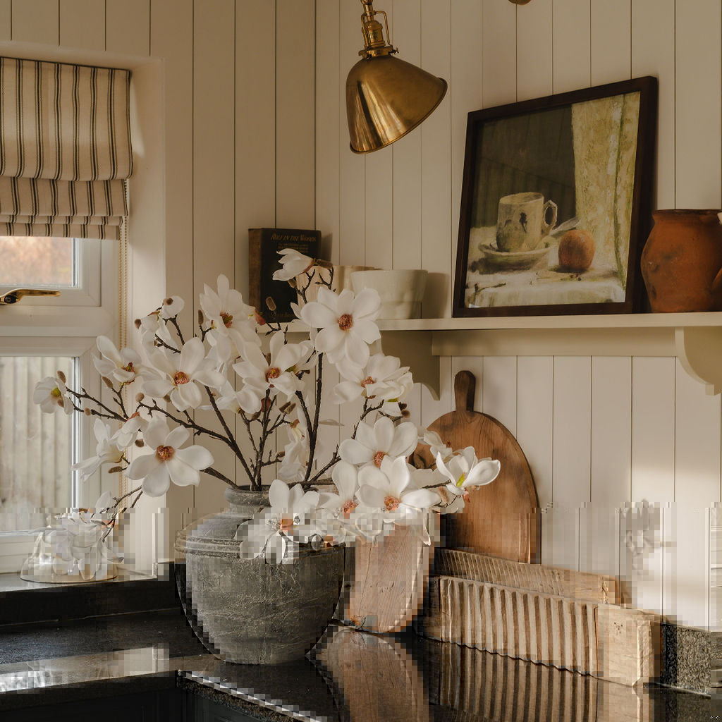 Artificial White Magnolia