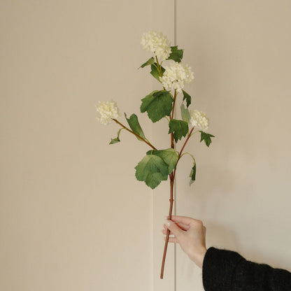 Faux White Snowball Viburnum