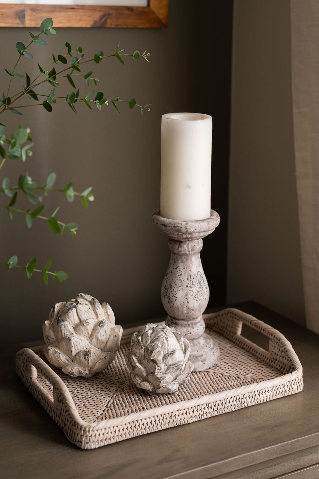 (Slight Seconds) Rattan Tray